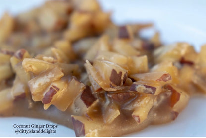 Coconut Ginger Drops