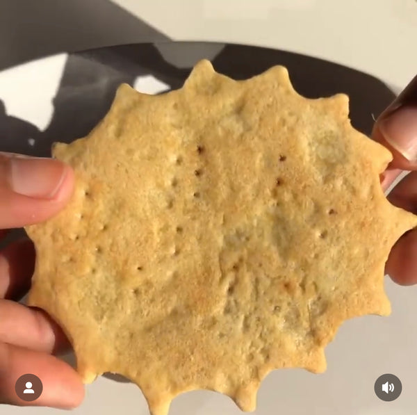 Authentic Jamaican gizzada pastry filled with sweet spiced coconut, freshly baked and packaged for sale. 
Conyers GA and Atlanta